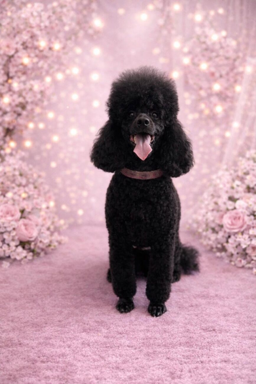 Pudel po pełnej pielęgnacji